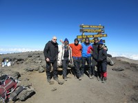 Family on Kili - Uhuru Peak 2016